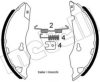 METELLI 53-0593 Brake Shoe Set